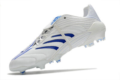 Adidas Predator Absolute 20 FG Firm Ground Soccer Cleats - White/Blue