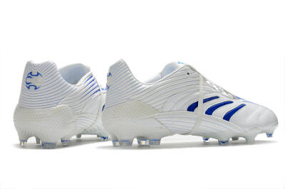 Adidas Predator Absolute 20 FG Firm Ground Soccer Cleats - White/Blue