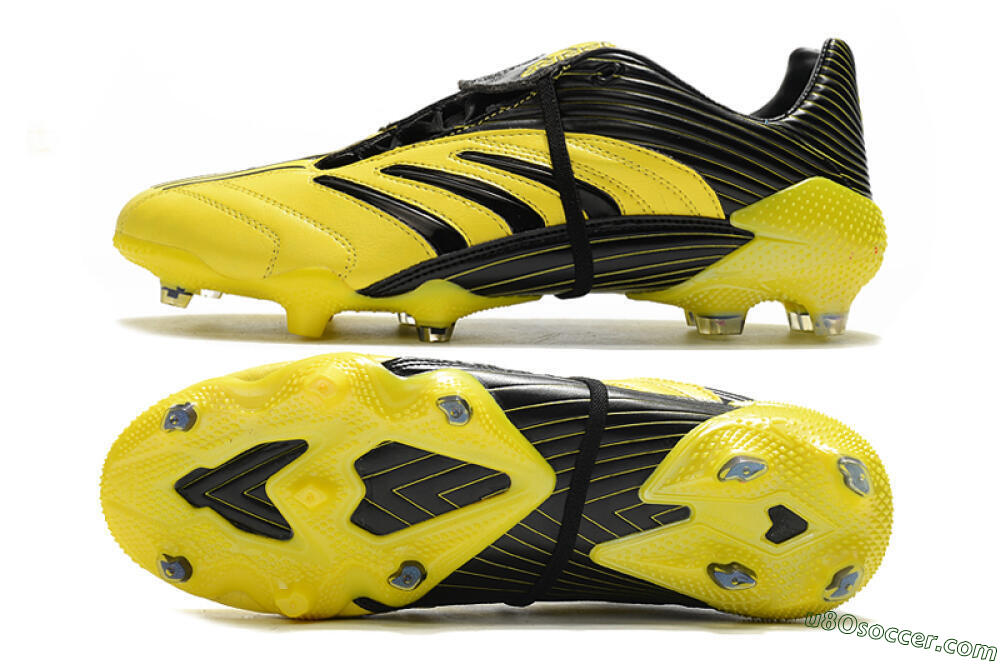 Adidas Predator Absolute 20 FG Firm Ground Soccer Cleats - Yellow/Black 0