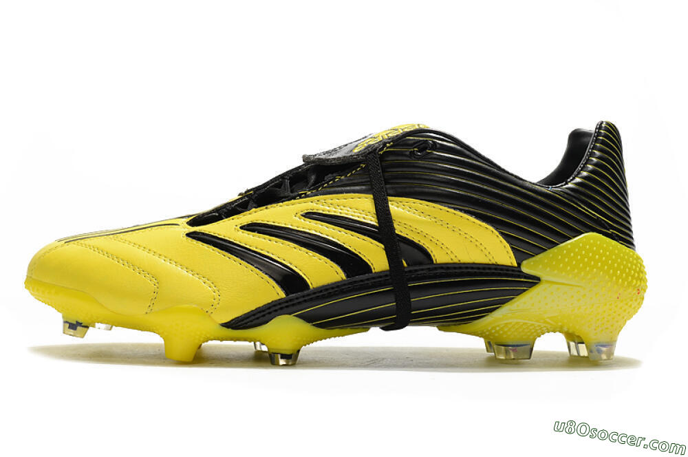 Adidas Predator Absolute 20 FG Firm Ground Soccer Cleats - Yellow/Black 2