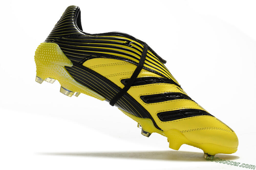 Adidas Predator Absolute 20 FG Firm Ground Soccer Cleats - Yellow/Black 4