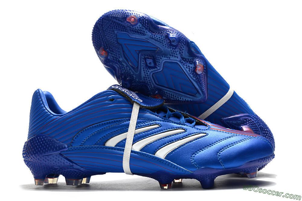 Adidas Predator Absolute 20 FG Firm Ground Soccer Cleats - Blue/White 1