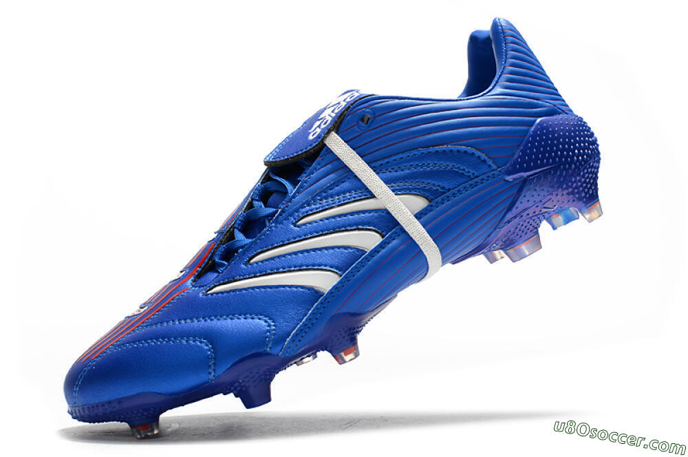 Adidas Predator Absolute 20 FG Firm Ground Soccer Cleats - Blue/White 5