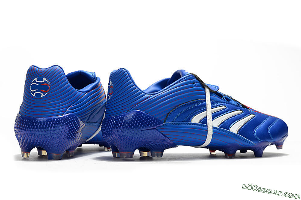 Adidas Predator Absolute 20 FG Firm Ground Soccer Cleats - Blue/White 6