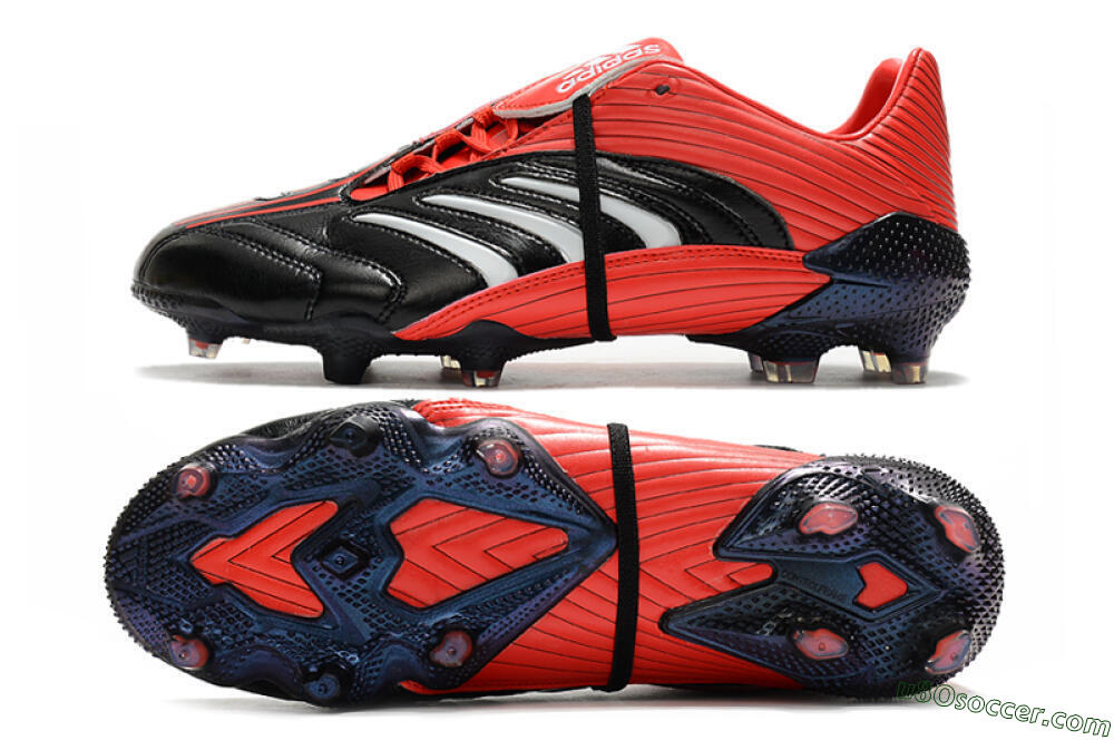 Adidas Predator Absolute 20 FG Firm Ground Soccer Cleats - Black/Red/White 0