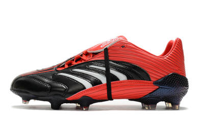 Adidas Predator Absolute 20 FG Firm Ground Soccer Cleats - Black/Red/White