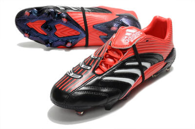 Adidas Predator Absolute 20 FG Firm Ground Soccer Cleats - Black/Red/White