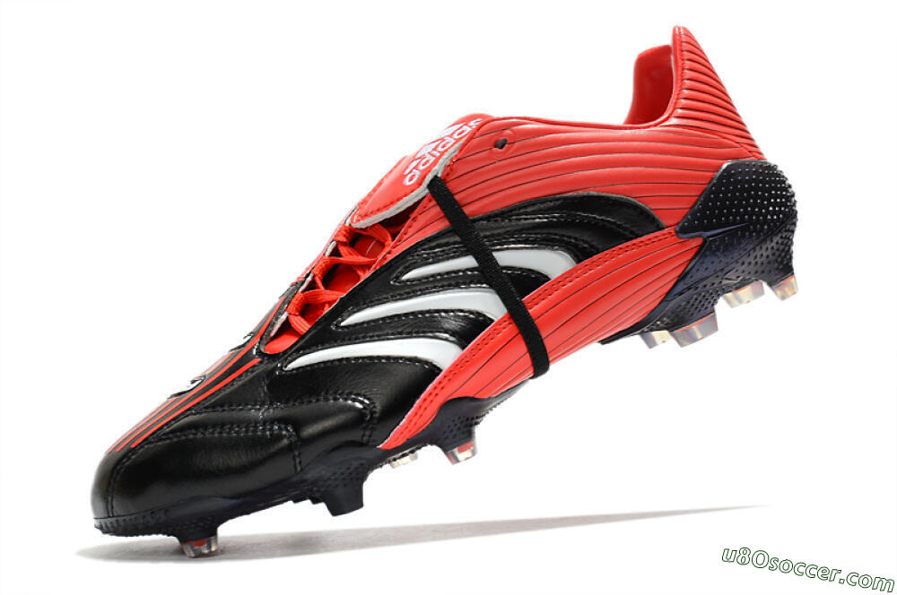 Adidas Predator Absolute 20 FG Firm Ground Soccer Cleats - Black/Red/White 5