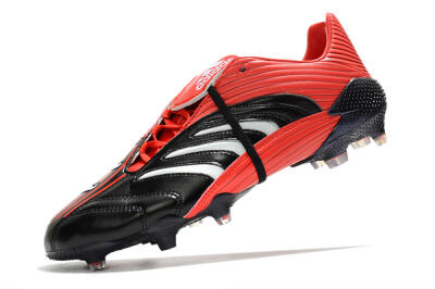Adidas Predator Absolute 20 FG Firm Ground Soccer Cleats - Black/Red/White