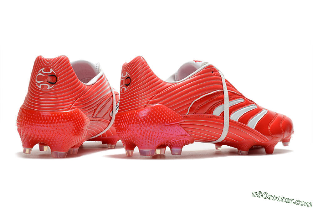Adidas Predator Absolute 20 FG Firm Ground Soccer Cleats - Red/White 6