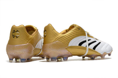 Adidas Predator Absolute 20 FG Firm Ground Soccer Cleats - White/Gold/Black