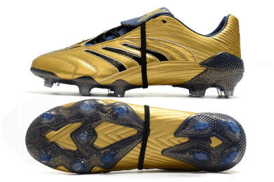 Adidas Predator Absolute 20 FG Firm Ground Soccer Cleats - Gold/Black/Blue