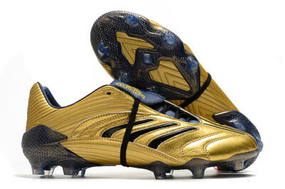 Adidas Predator Absolute 20 FG Firm Ground Soccer Cleats - Gold/Black/Blue
