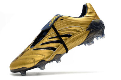 Adidas Predator Absolute 20 FG Firm Ground Soccer Cleats - Gold/Black/Blue