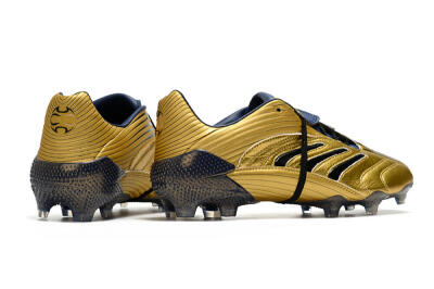 Adidas Predator Absolute 20 FG Firm Ground Soccer Cleats - Gold/Black/Blue