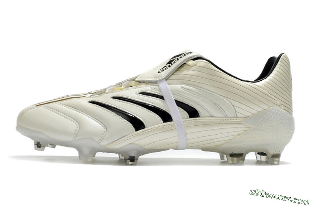 Adidas Predator Absolute 20 FG Firm Ground Soccer Cleats - White/Black 2