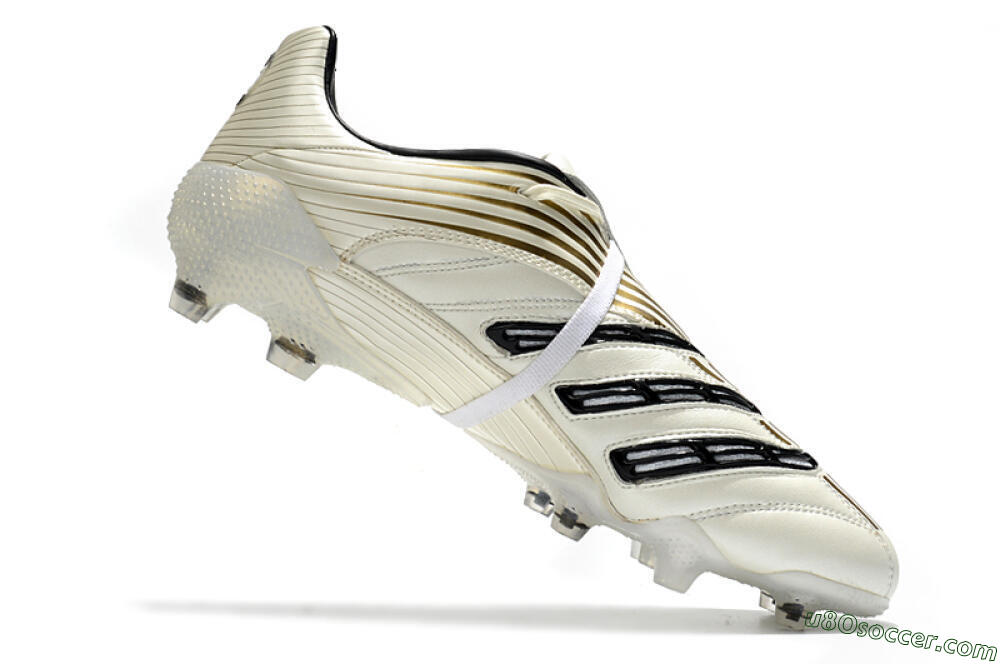 Adidas Predator Absolute 20 FG Firm Ground Soccer Cleats - White/Black 4