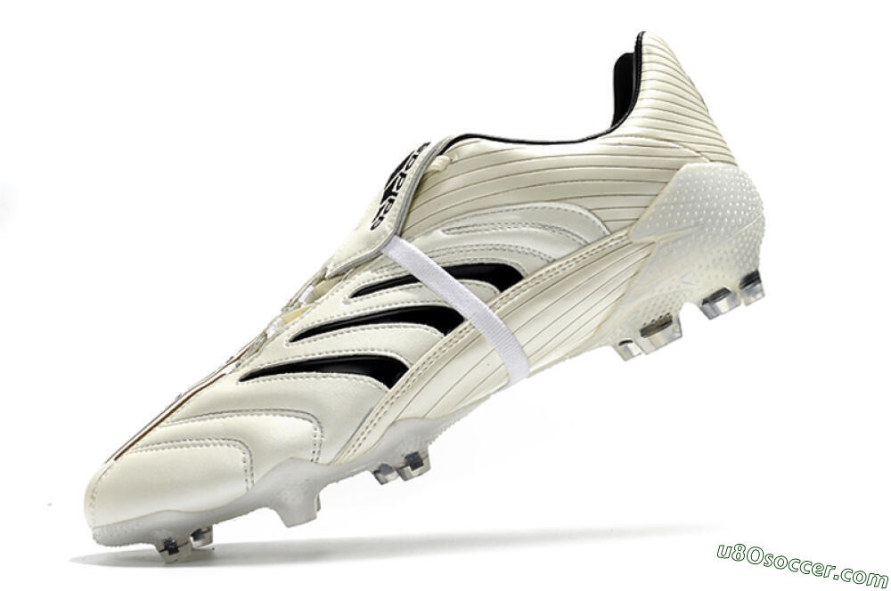 Adidas Predator Absolute 20 FG Firm Ground Soccer Cleats - White/Black 5