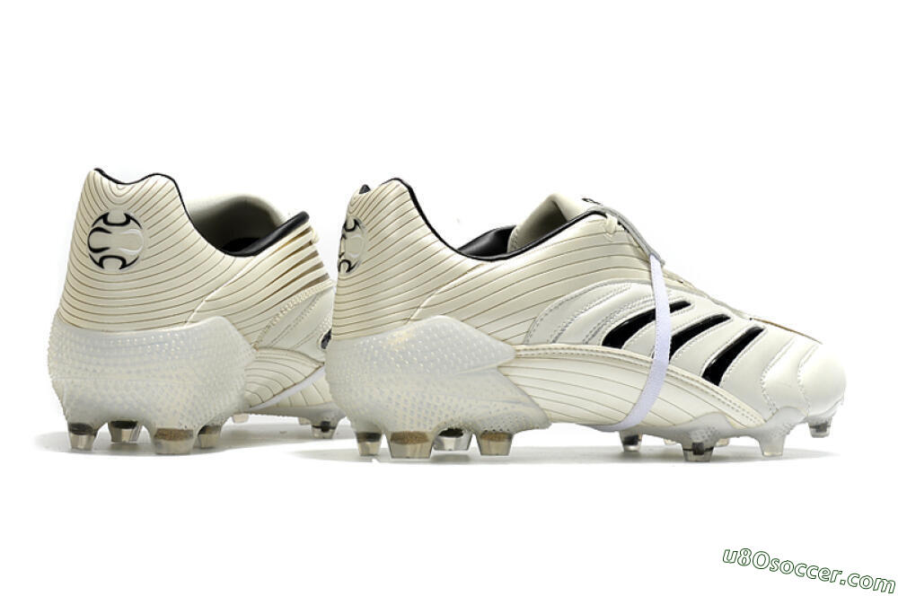 Adidas Predator Absolute 20 FG Firm Ground Soccer Cleats - White/Black 6