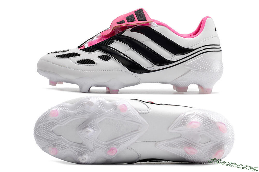 Adidas Predator Precision Archive Pack FG Firm Ground Soccer Cleats - White/Black/Pink 0