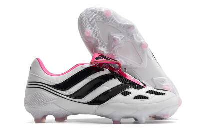 Adidas Predator Precision Archive Pack FG Firm Ground Soccer Cleats - White/Black/Pink