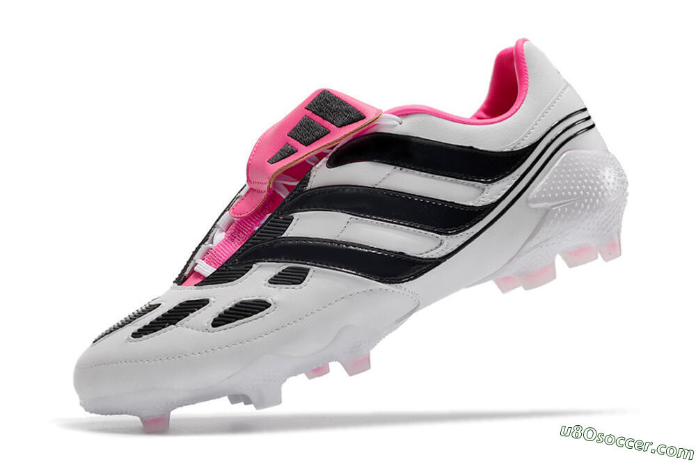 Adidas Predator Precision Archive Pack FG Firm Ground Soccer Cleats - White/Black/Pink 5