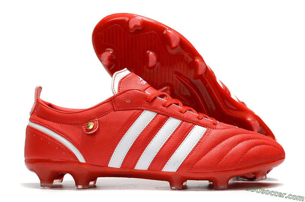 Adidas Adipure FG Firm Ground Soccer Cleats - Red/White 1