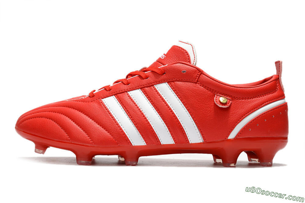 Adidas Adipure FG Firm Ground Soccer Cleats - Red/White 2