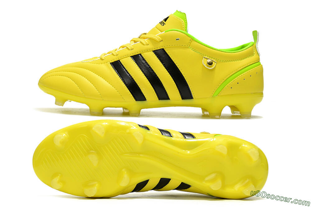 Adidas Adipure FG Firm Ground Soccer Cleats - Yellow/Black 0