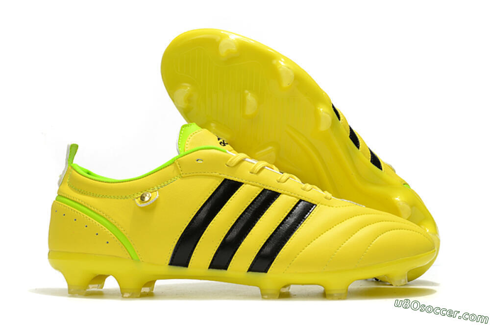 Adidas Adipure FG Firm Ground Soccer Cleats - Yellow/Black 1