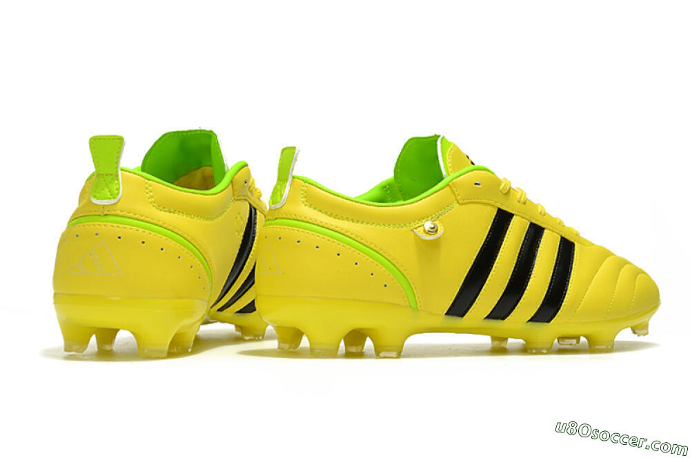 Adidas Adipure FG Firm Ground Soccer Cleats - Yellow/Black 6