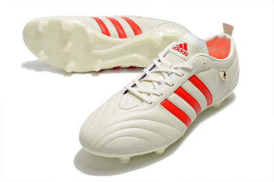 Adidas Adipure FG Firm Ground Soccer Cleats - Beige/Red