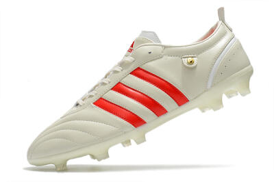 Adidas Adipure FG Firm Ground Soccer Cleats - Beige/Red