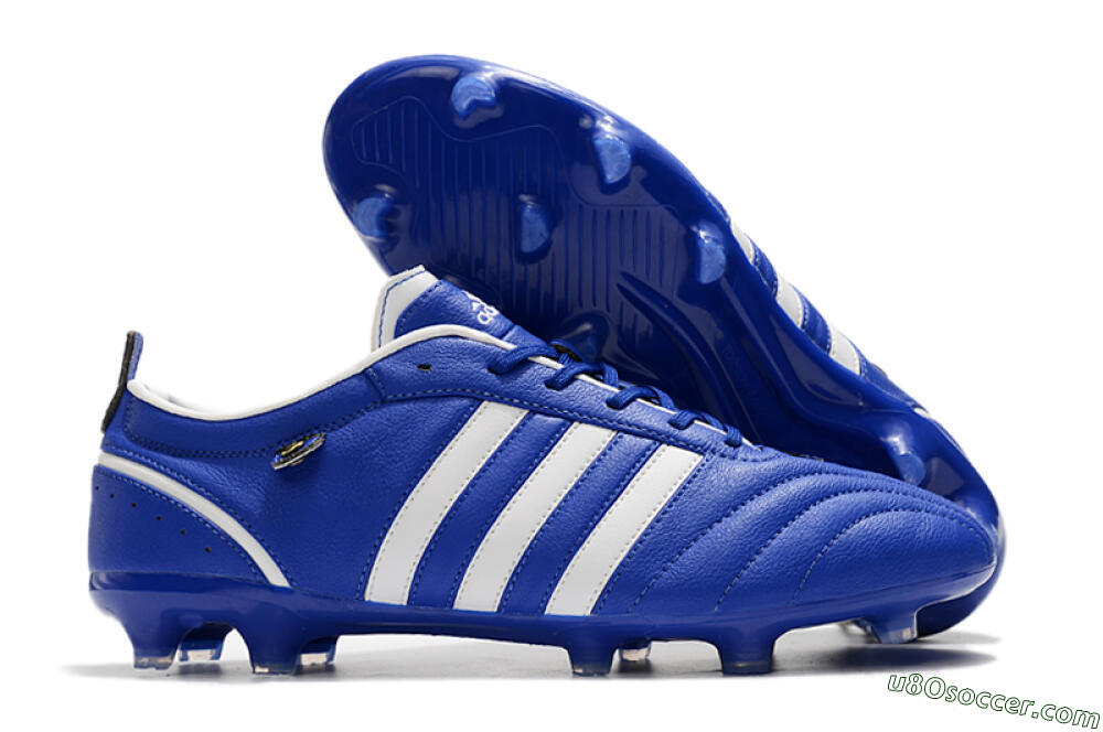 Adidas Adipure FG Firm Ground Soccer Cleats - Blue/White 1