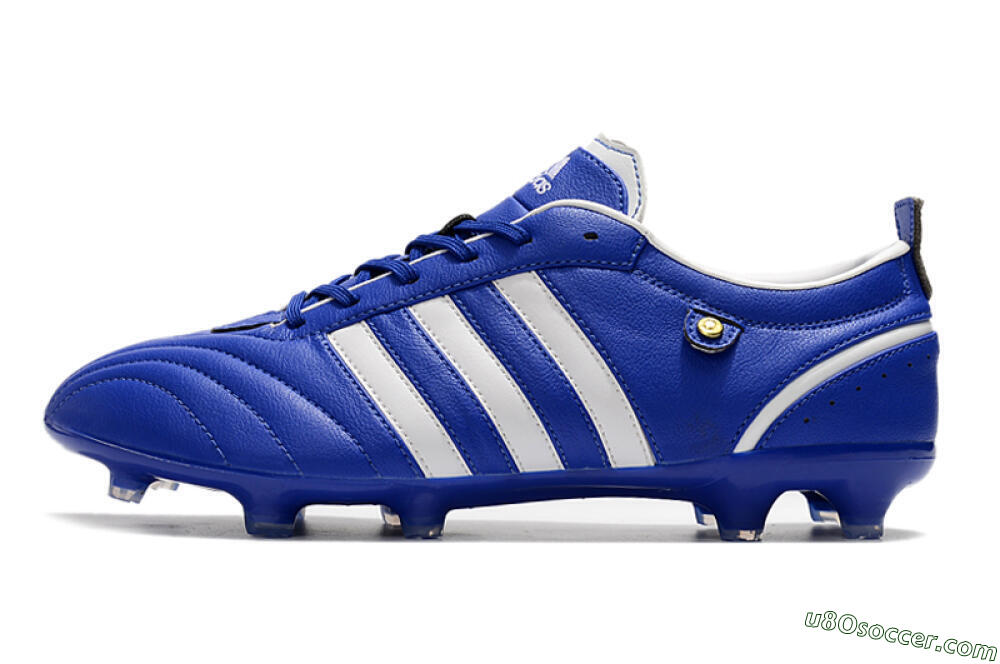 Adidas Adipure FG Firm Ground Soccer Cleats - Blue/White 2