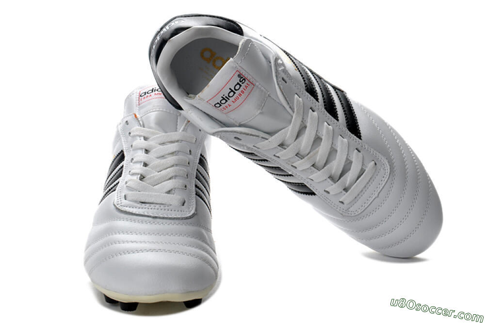 Adidas Copa Mundial Made in Germany FG Firm Ground Soccer Cleats - White/Black 4