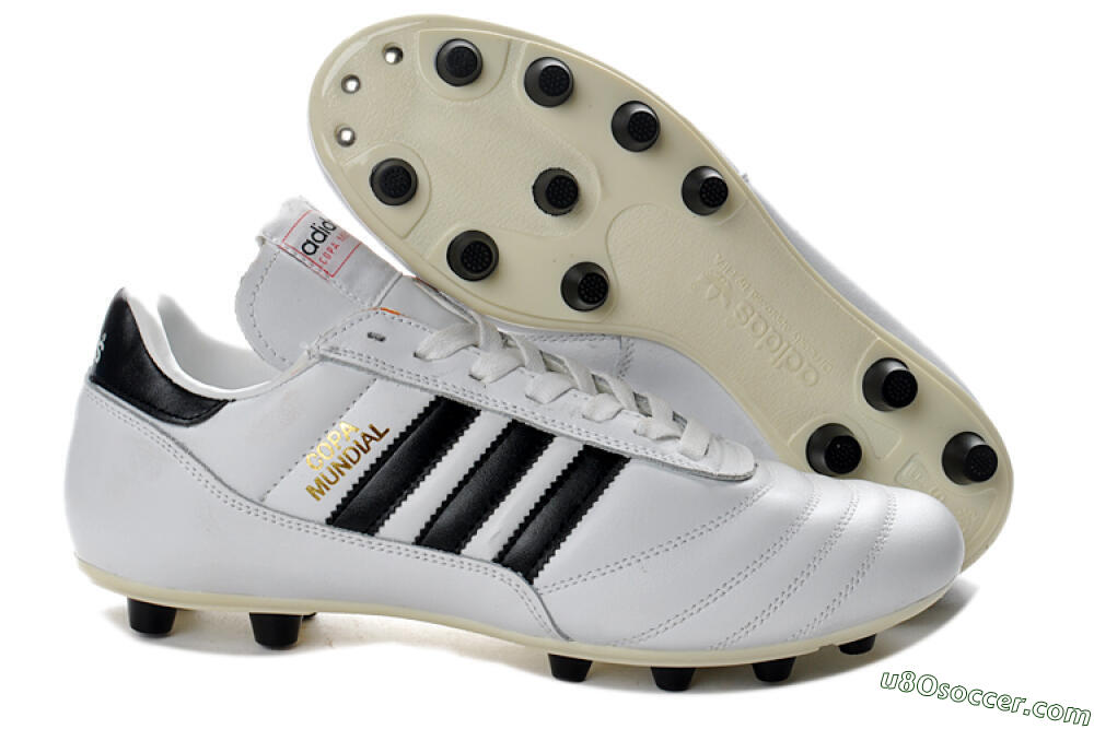 Adidas Copa Mundial Made in Germany FG Firm Ground Soccer Cleats - White/Black 1