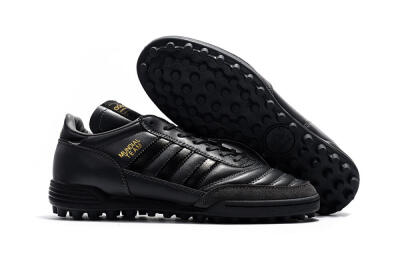 Adidas Copa Mundial Team Astro TF Artificial Turf Soccer Shoes - Black/Gold