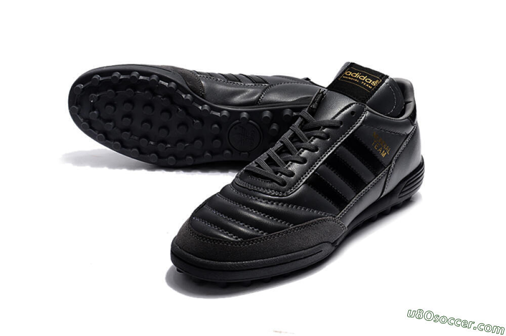 Adidas Copa Mundial Team Astro TF Artificial Turf Soccer Shoes - Black/Gold 3