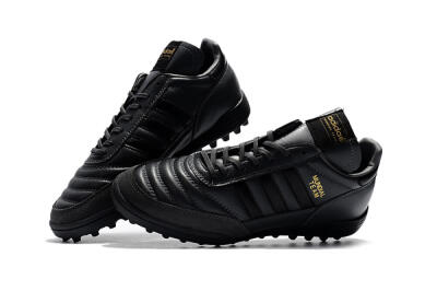Adidas Copa Mundial Team Astro TF Artificial Turf Soccer Shoes - Black/Gold