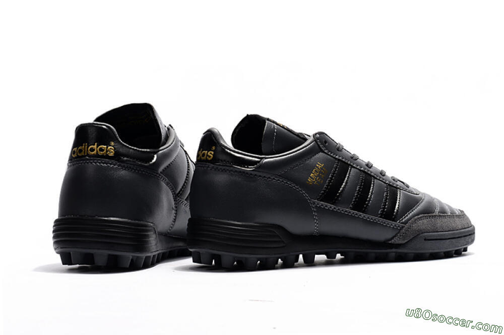 Adidas Copa Mundial Team Astro TF Artificial Turf Soccer Shoes - Black/Gold 9