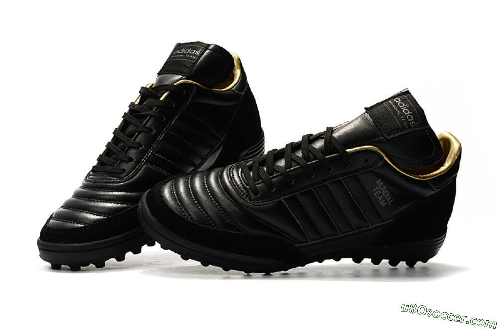 Adidas Copa Mundial Team Astro TF Artificial Turf Soccer Shoes - Black/White 6
