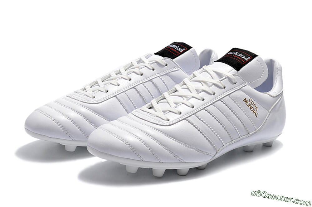 Adidas Copa Mundial Made in Germany FG Firm Ground Soccer Cleats - White/Gold 5