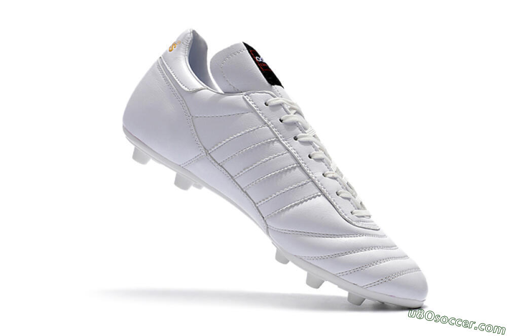 Adidas Copa Mundial Made in Germany FG Firm Ground Soccer Cleats - White/Gold 7
