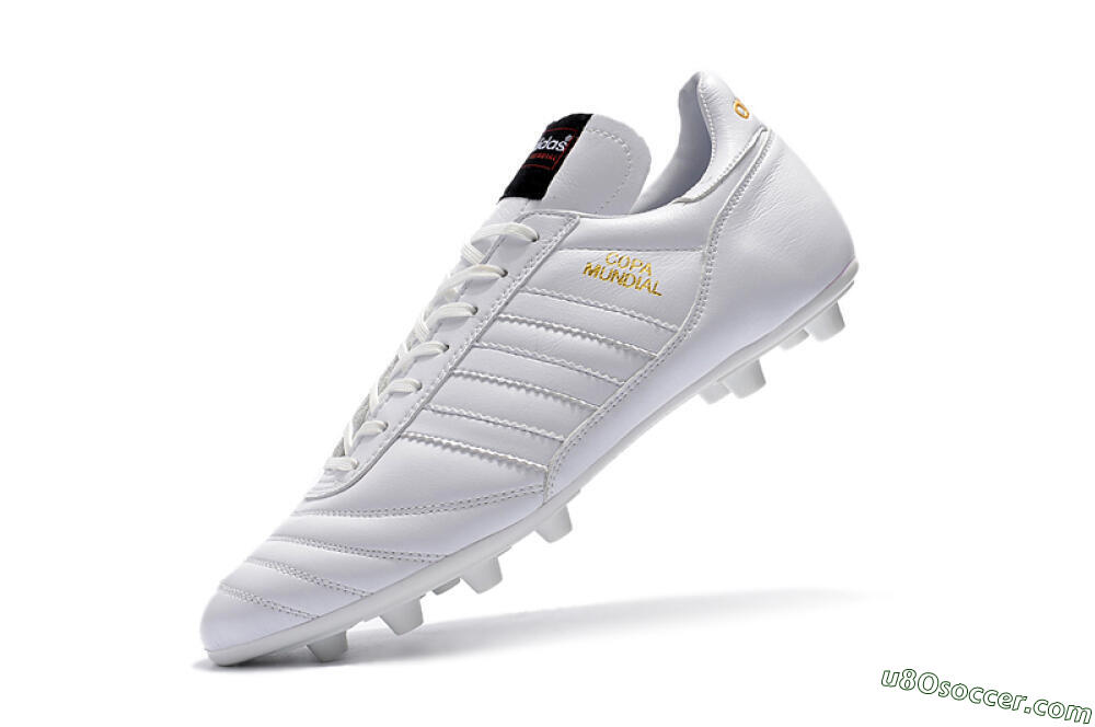 Adidas Copa Mundial Made in Germany FG Firm Ground Soccer Cleats - White/Gold 8