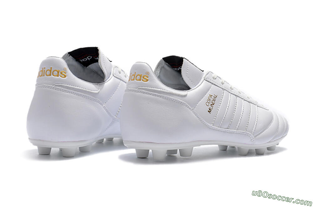 Adidas Copa Mundial Made in Germany FG Firm Ground Soccer Cleats - White/Gold 9
