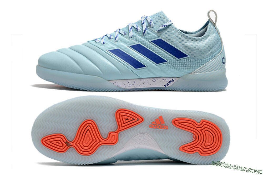 Adidas Copa Tango 20.1 IC Indoor & Futsal Soccer Shoes - Jade/Blue/White 0