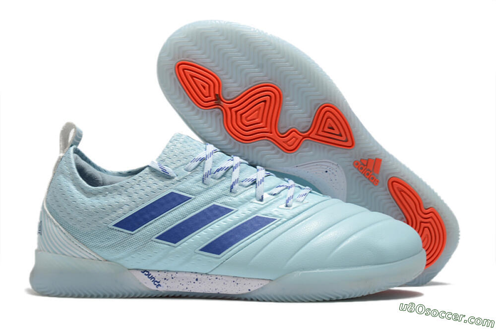 Adidas Copa Tango 20.1 IC Indoor & Futsal Soccer Shoes - Jade/Blue/White 1
