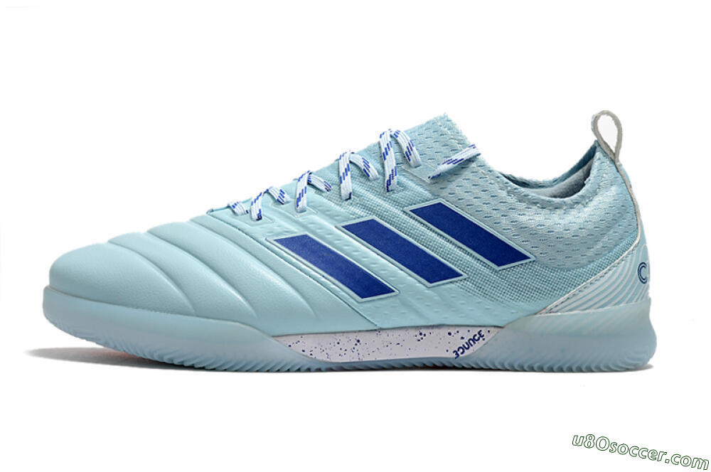 Adidas Copa Tango 20.1 IC Indoor & Futsal Soccer Shoes - Jade/Blue/White 2