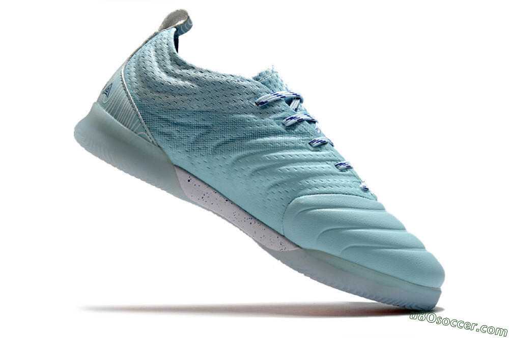 Adidas Copa Tango 20.1 IC Indoor & Futsal Soccer Shoes - Jade/Blue/White 4